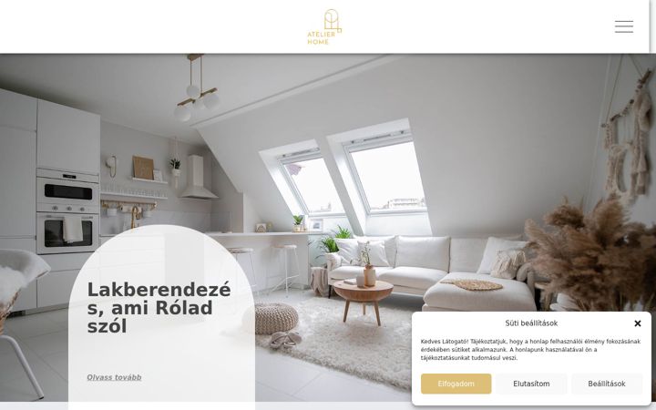 Screenshot of atelierhome.hu