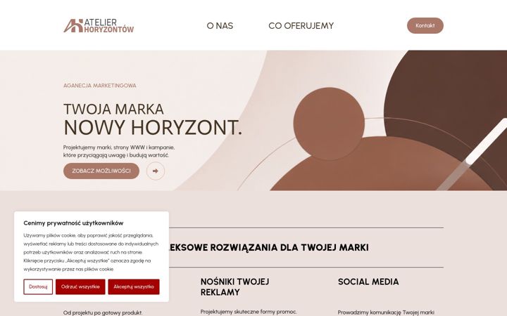 Screenshot of atelierhoryzontow.pl