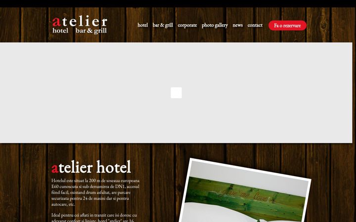 Screenshot ta' atelierhotel.ro