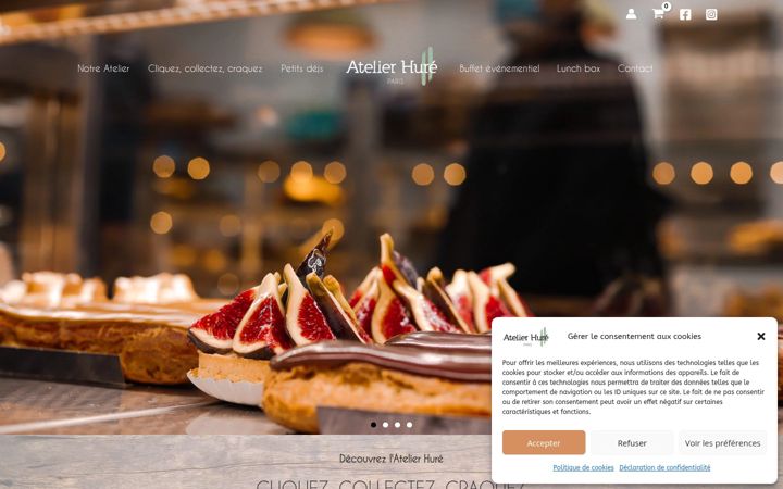 Captura de pantalla de atelierhure.fr