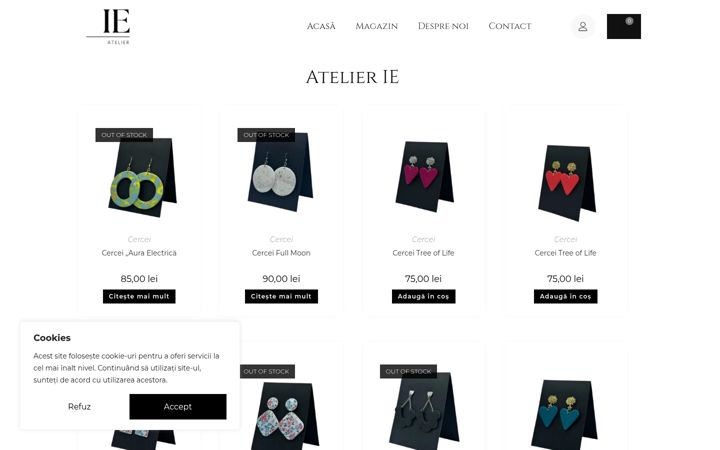 Screenshot of atelierie.ro