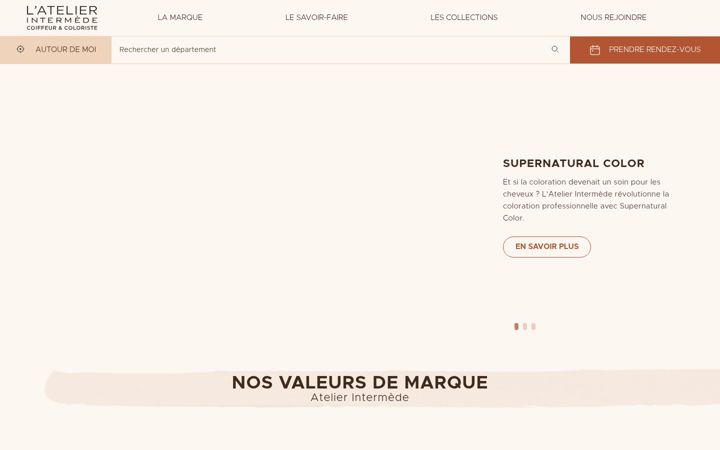Captura de pantalla de atelierintermede.fr