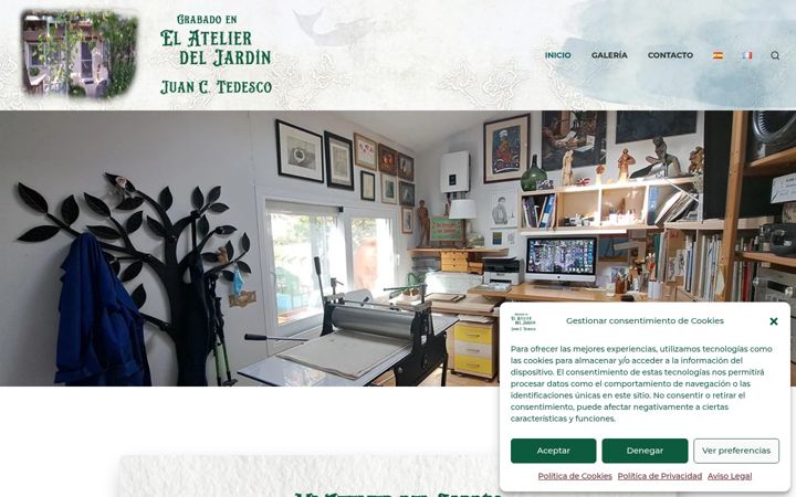 Screenshot of atelierjardin-art.com