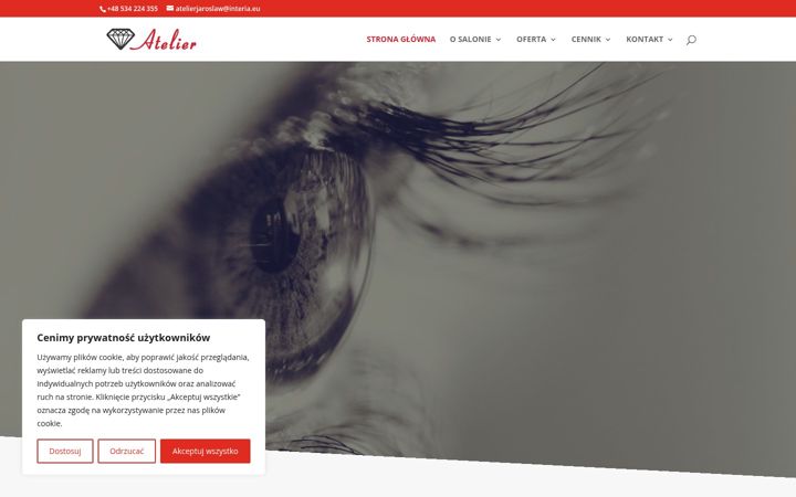 Screenshot of atelierjaroslaw.pl
