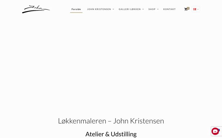 Screenshot of atelierjohn.dk
