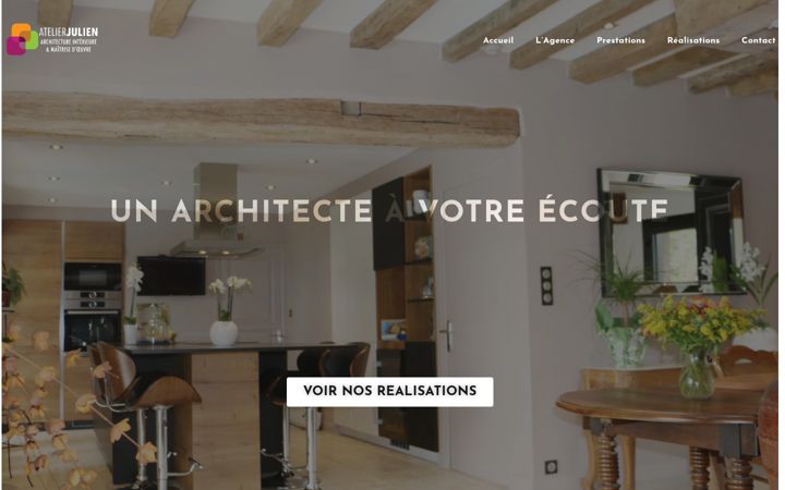 Screenshot of atelierjulien.fr