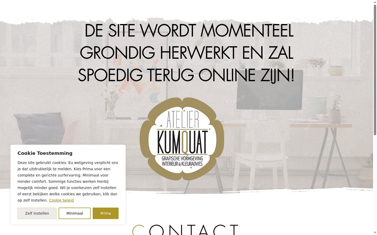 Screenshot tal-banner tal-kunsens muri qabel kwalunkwe interazzjoni