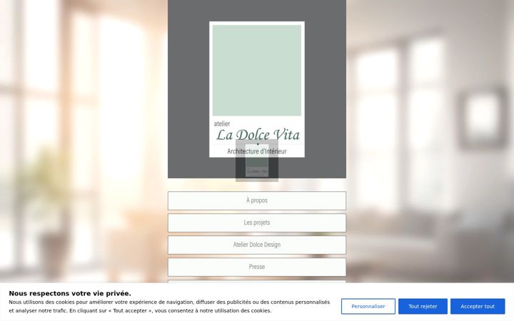 Screenshot ta' atelierladolcevita.ch