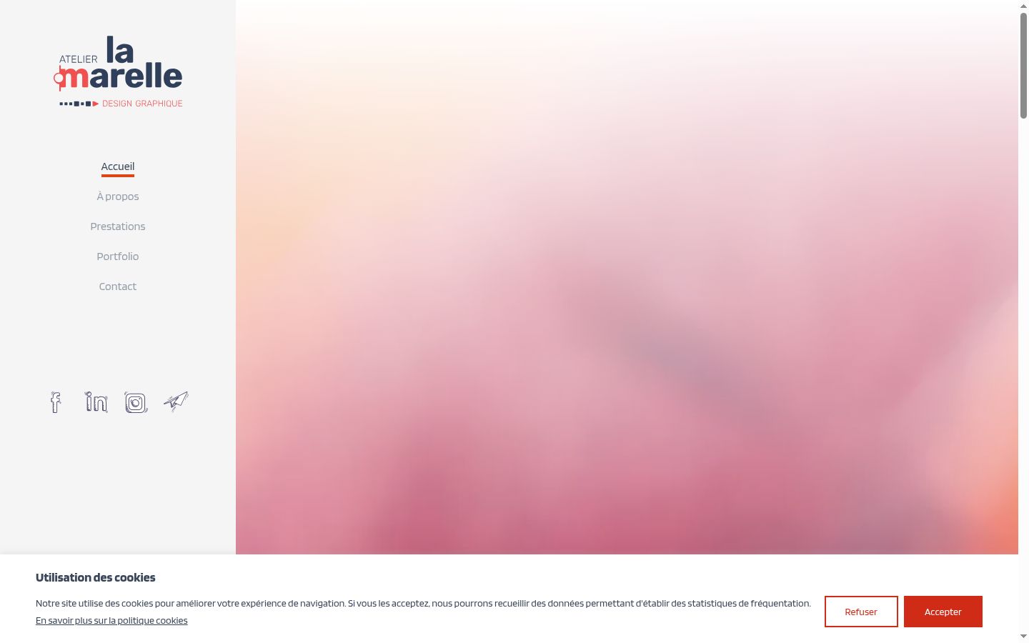 Screenshot des Einwilligungsbanners vor jeglicher Interaktion