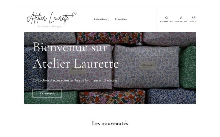 Captura de pantalla de atelierlaurette.fr