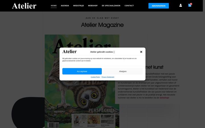Screenshot of ateliermagazine.nl