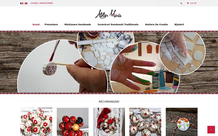 Screenshot of ateliermaria.ro