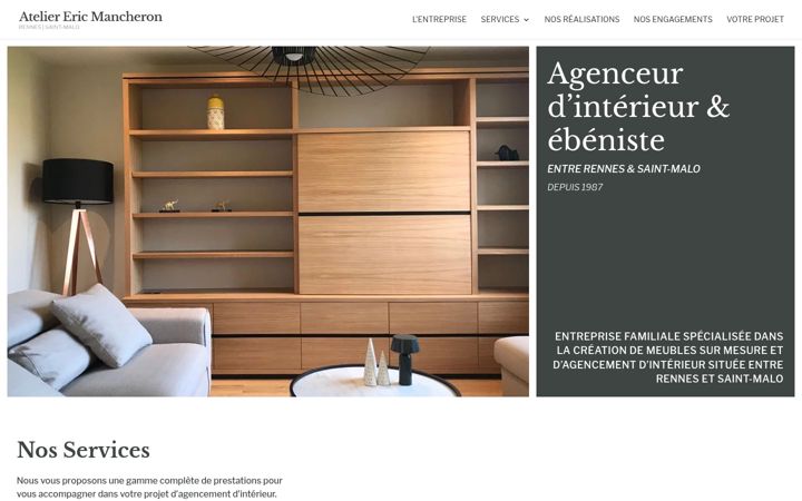 Skærmbillede af ateliermcreation.fr