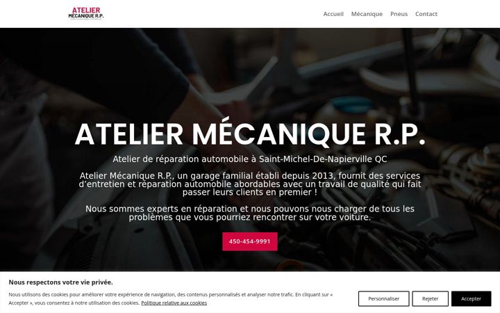 Screenshot of ateliermecaniquerp.com