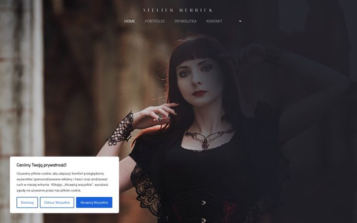 Screenshot of ateliermerrick.com