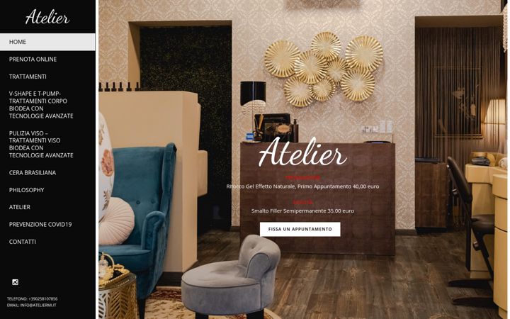 Skjámynd af ateliermi.it