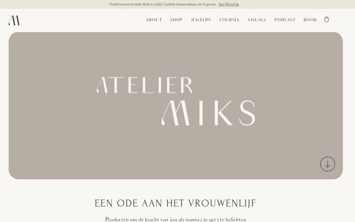 Екранна снимка на ateliermiks.com