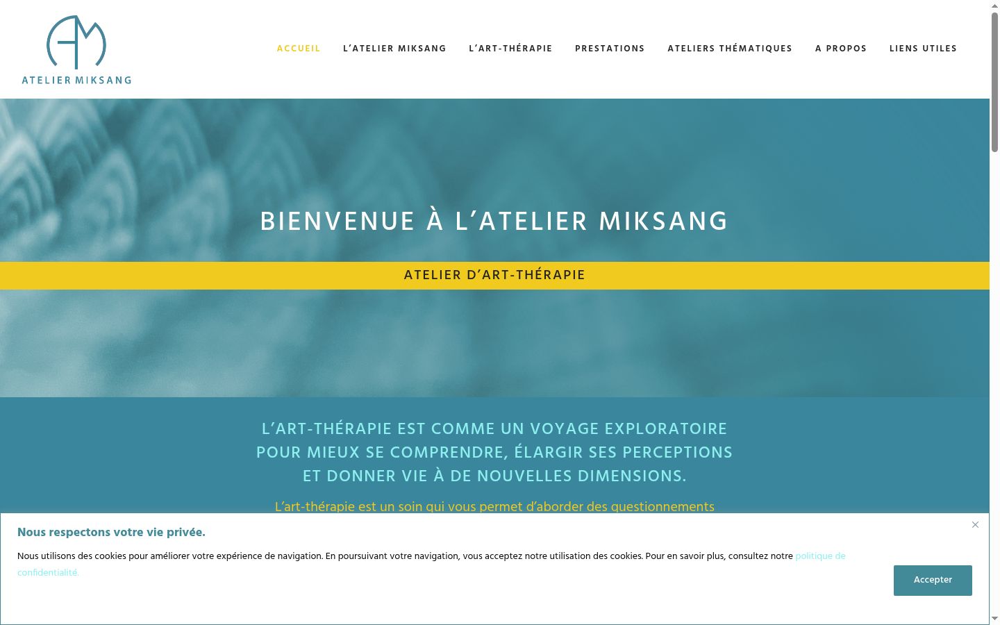 Screenshot tal-banner tal-kunsens muri qabel kwalunkwe interazzjoni