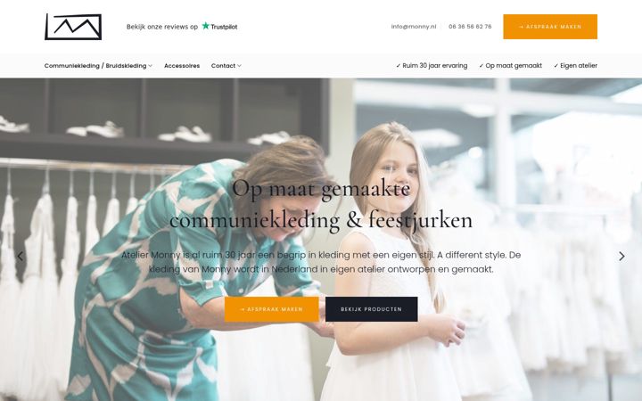Snímek obrazovky ateliermonny.nl