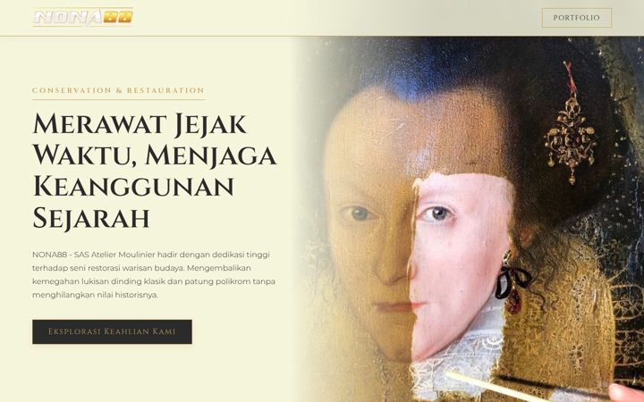 Screenshot of ateliermoulinier.com
