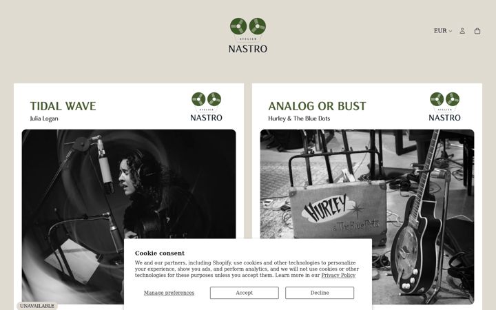 Screenshot of ateliernastro.com
