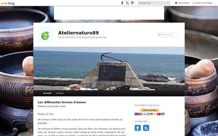 Screenshot of ateliernaturo89.com