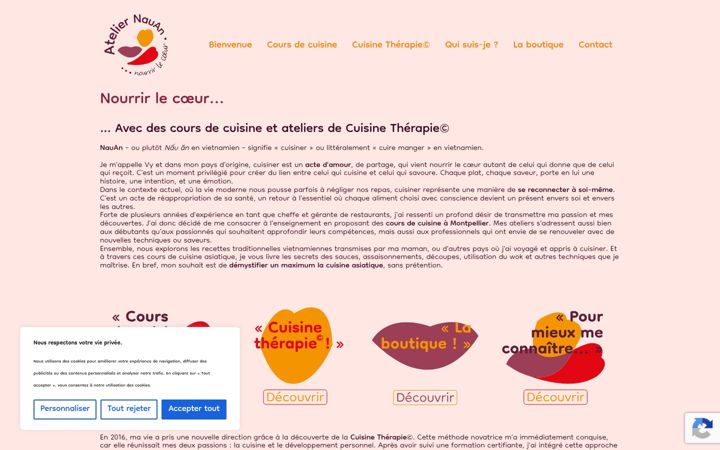 Screenshot of ateliernauan.com