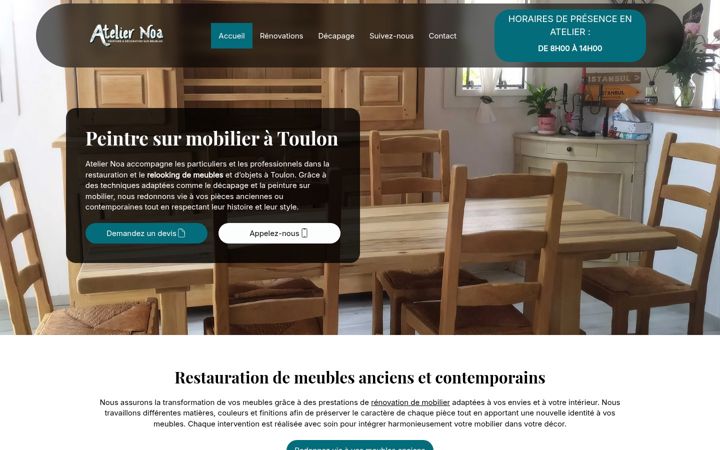 Screenshot of ateliernoa.com