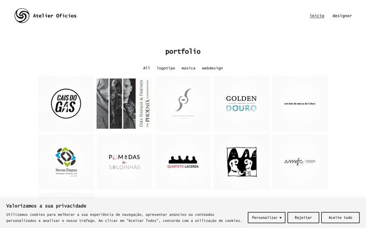Screenshot of atelieroficios.org