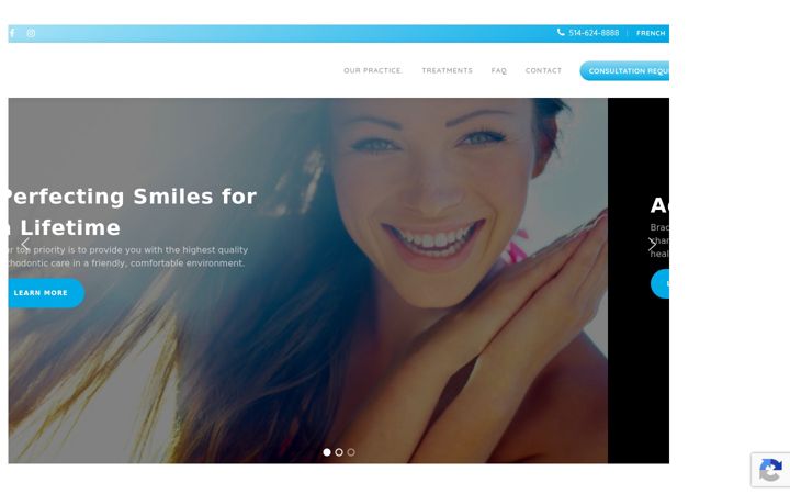 Screenshot of atelierortho.com