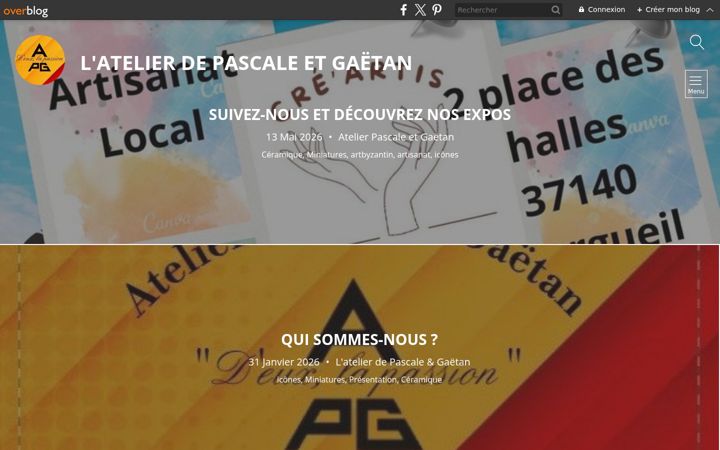 Screenshot of atelierpascalegaetan.com