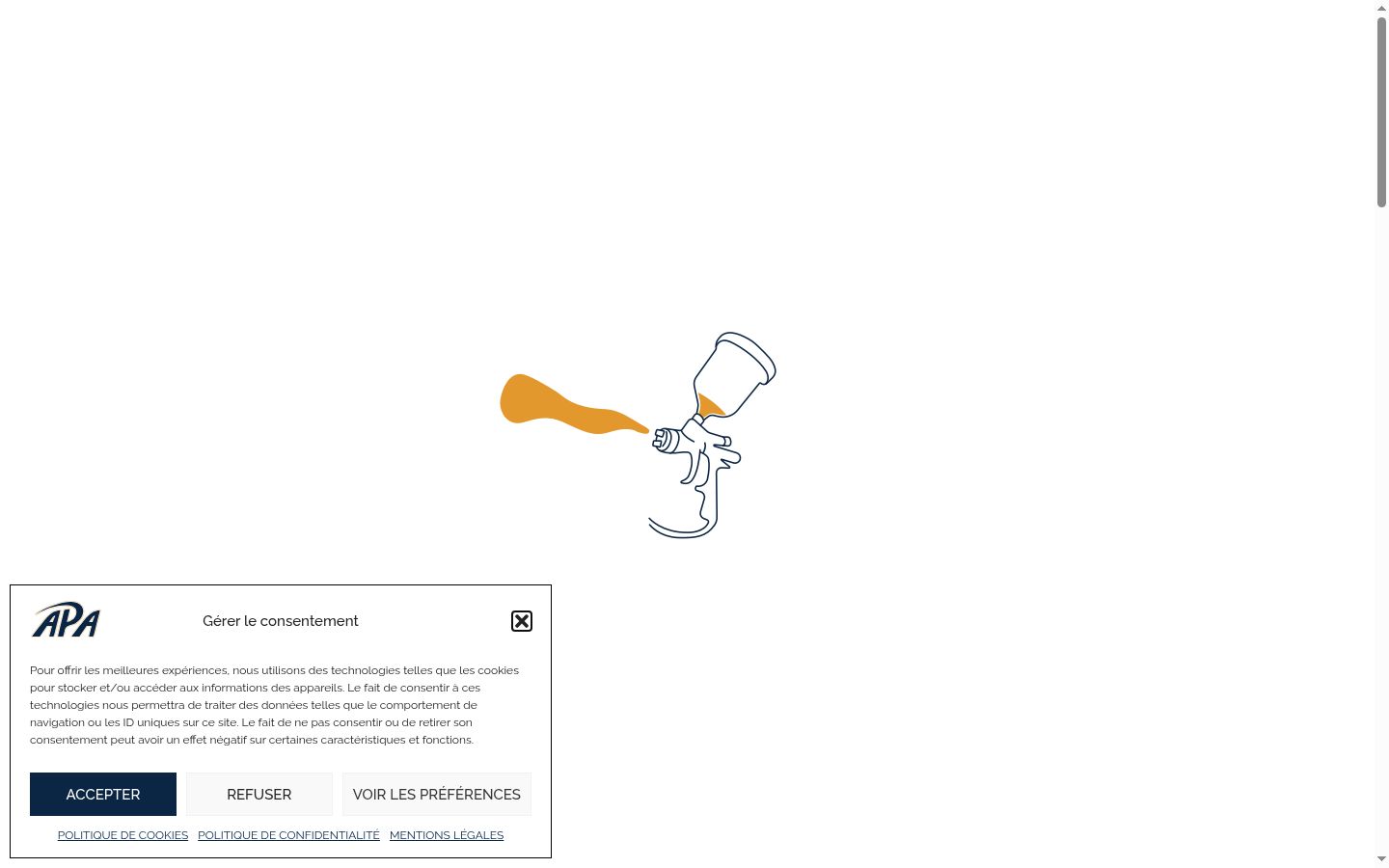 Screenshot του banner συγκατάθεσης που εμφανίστηκε πριν από οποιαδήποτε αλληλεπίδραση