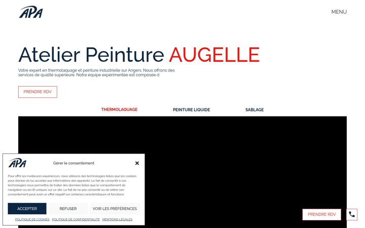 Snímek obrazovky atelierpeintureaugelle.com