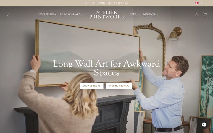 Screenshot of atelierprintworks.com