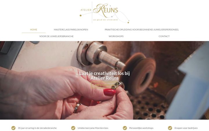 Screenshot of atelierreijns.nl