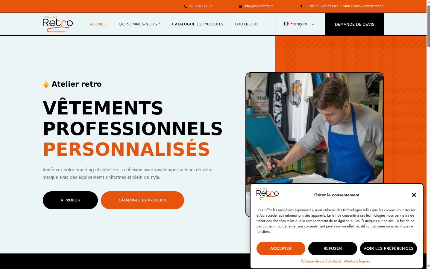 Screenshot tal-banner tal-kunsens muri qabel kwalunkwe interazzjoni