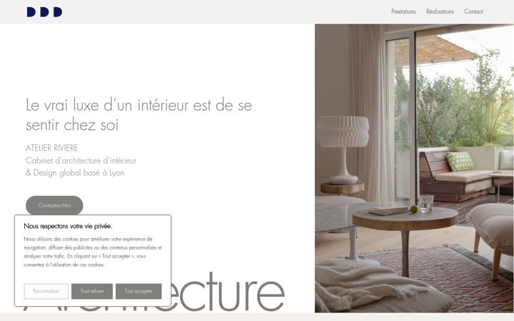 Screenshot ta' atelierriviere.fr
