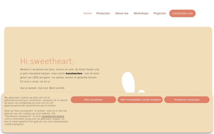 Screenshot of atelierrosee.eu