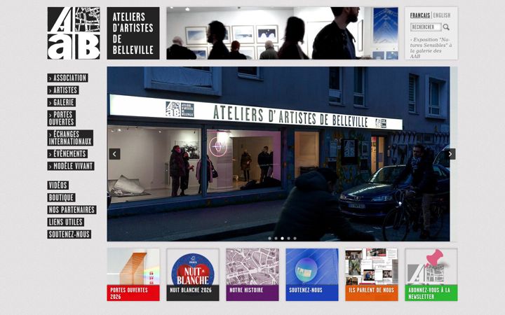 Screenshot of ateliers-artistes-belleville.fr