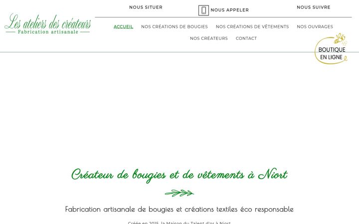 Screenshot of ateliers-des-createurs.fr