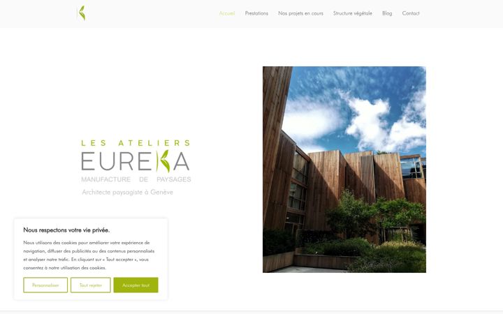 Screenshot of ateliers-eureka.com