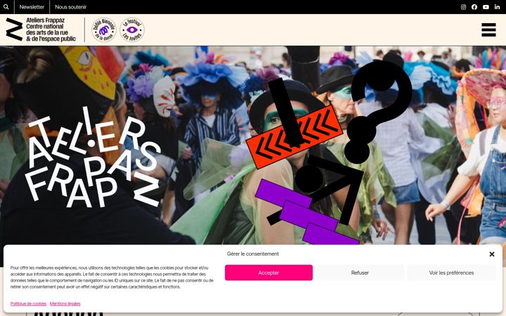 Screenshot of ateliers-frappaz.fr