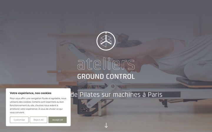Screenshot ta' ateliers-ground-control.com