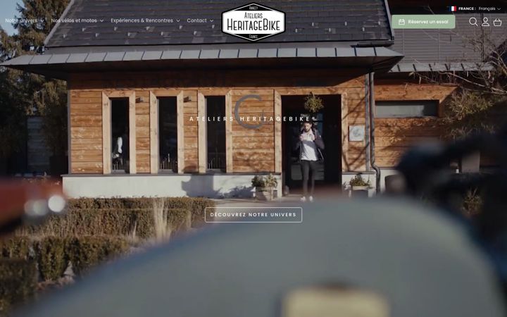 Screenshot ta' ateliers-heritagebike.com