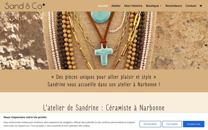 Screenshot of ateliersandandco.fr