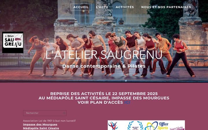 Screenshot of ateliersaugrenu.net