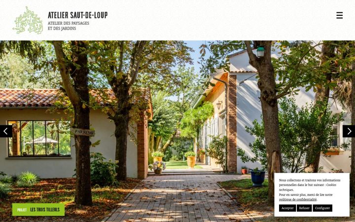 Screenshot of ateliersautdeloup.fr