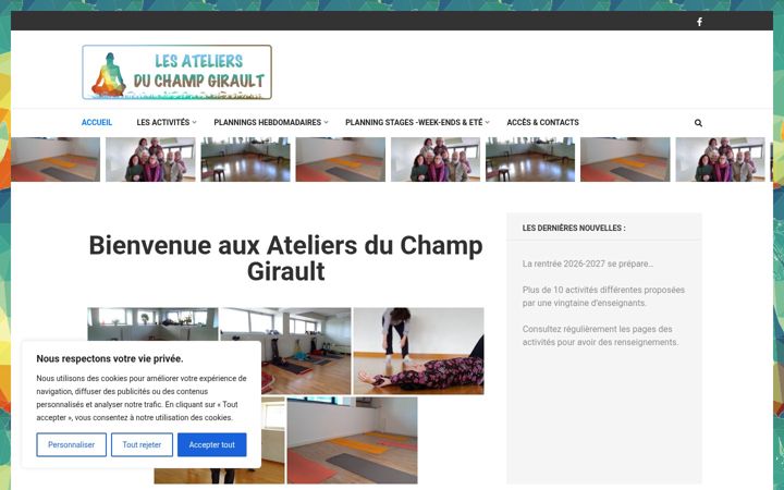 Screenshot of atelierschampgirault.fr
