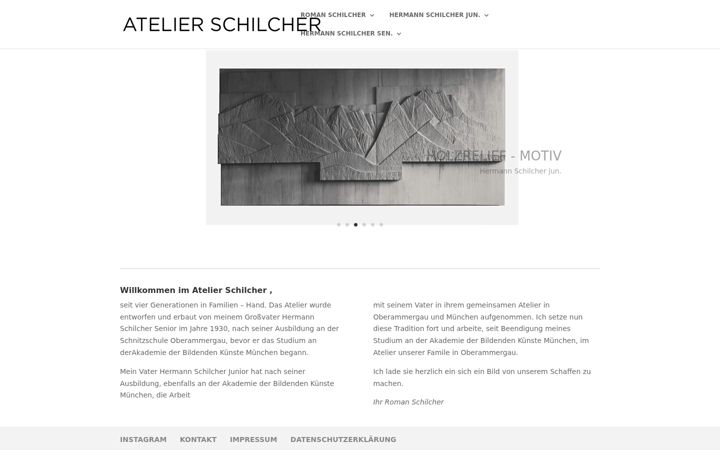 Screenshot of atelierschilcher.de