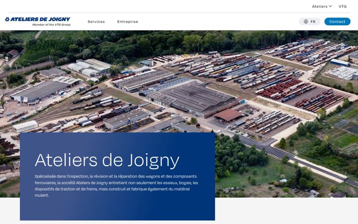 Screenshot of ateliersdejoigny.fr